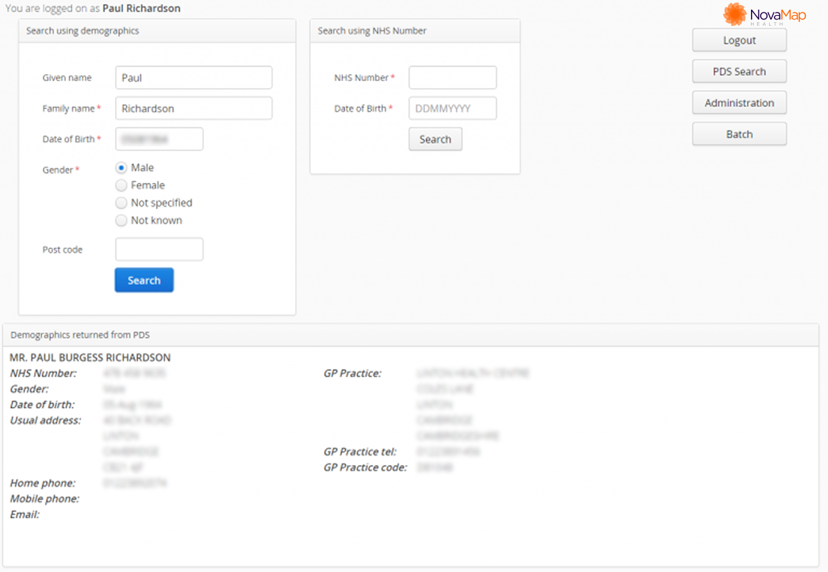SMSP Web App - demog view