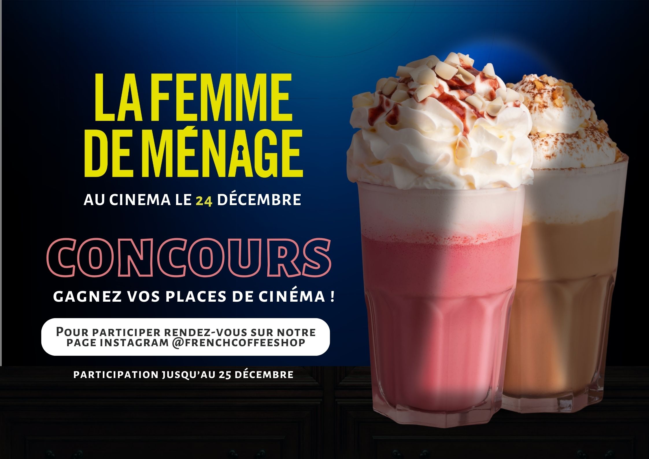 Concours La Femme de Ménage x French Coffee Shop 