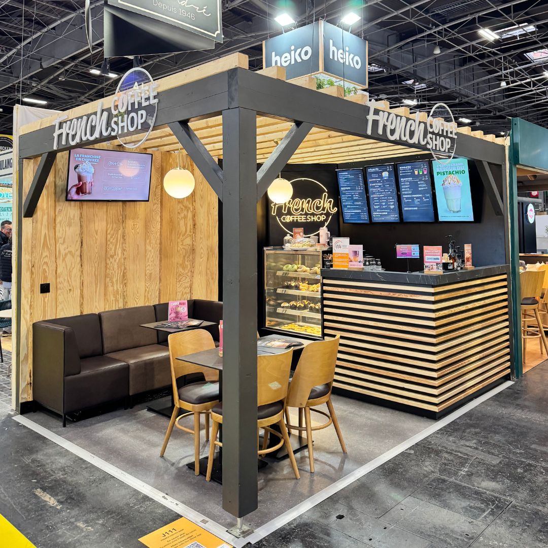 Nous pouvons voir le stand crée par notre responsable travaux