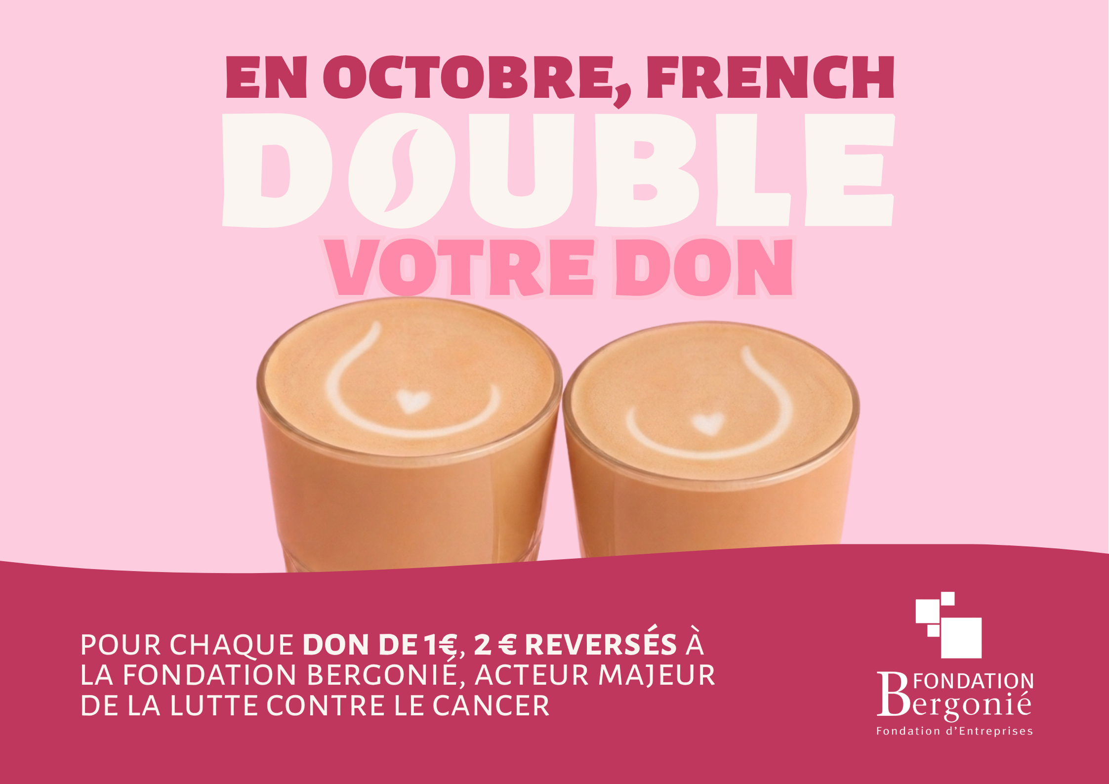 French Coffee Shop s’engage cette année encore aux côtés de la Fondation Bergonié 