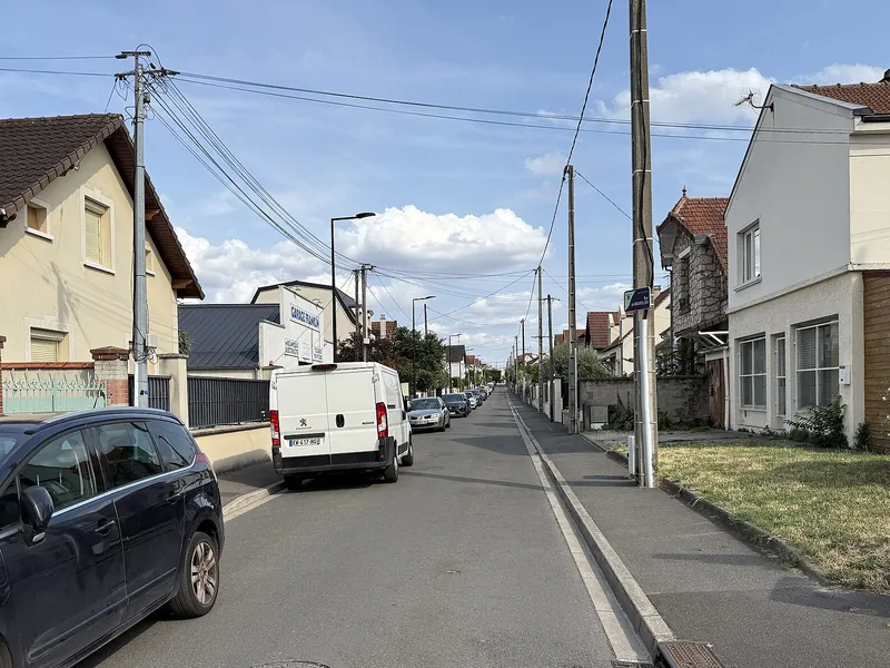 Pavillons et jardins rue de Bruxelles à Sartrouville