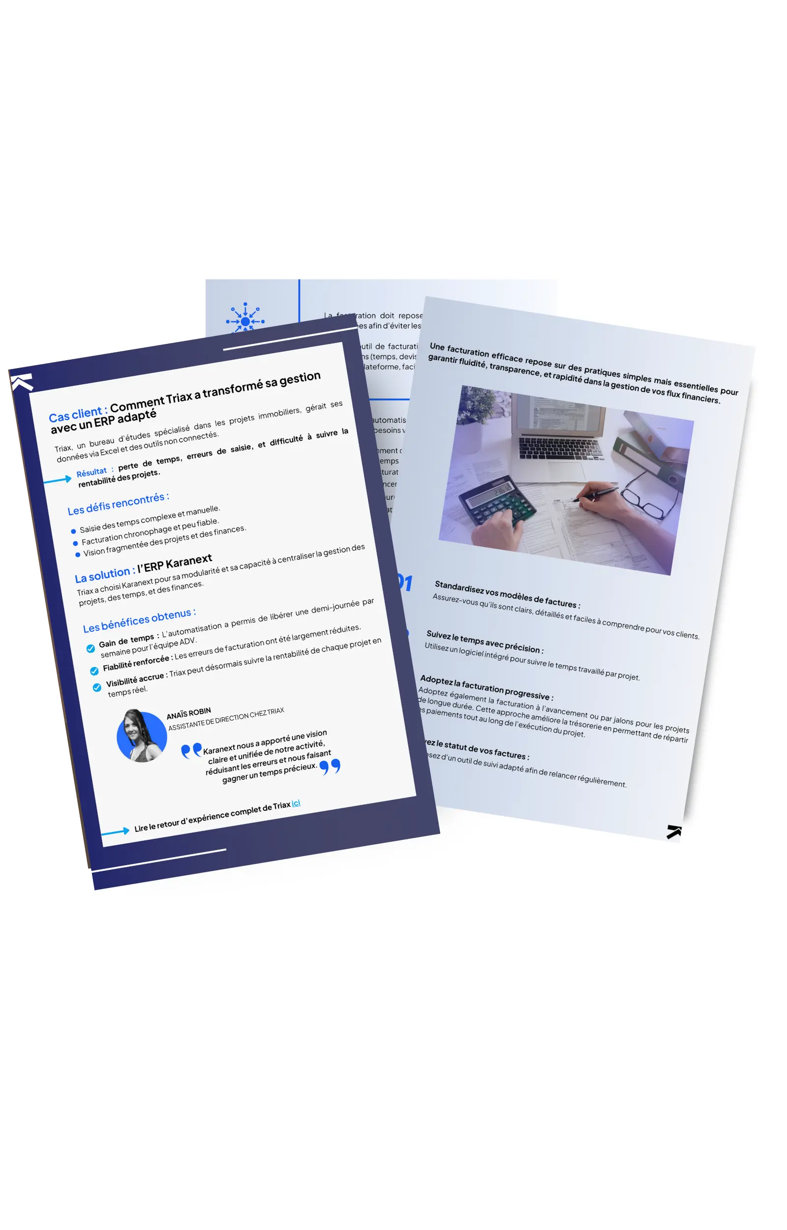 Facturation dans les PME de services