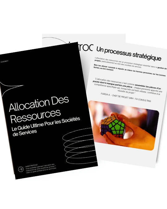 Affectation des ressources en société de services