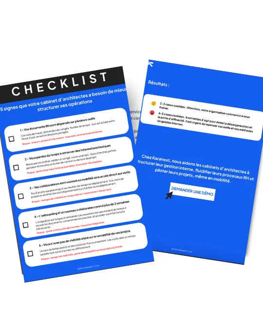 5 signes pour votre cabinet d'architectes