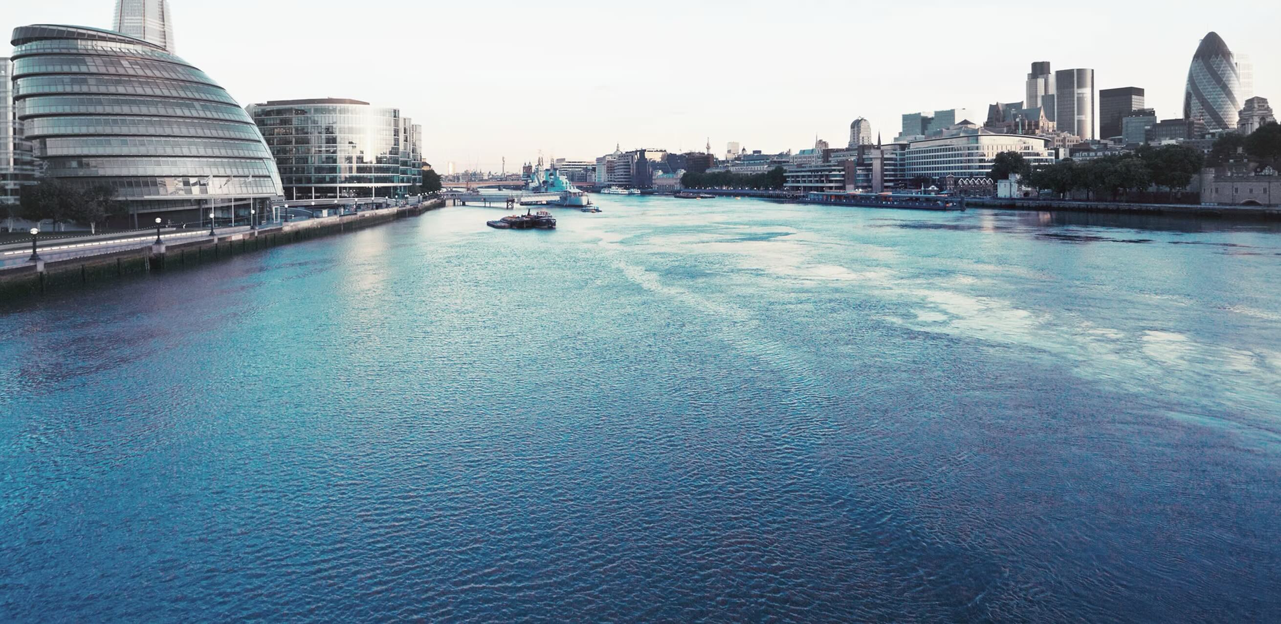 Une vue sur la Tamise, Londres est le siège de Clerville Investment Management