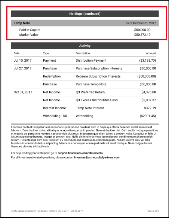 Holdings Page 2