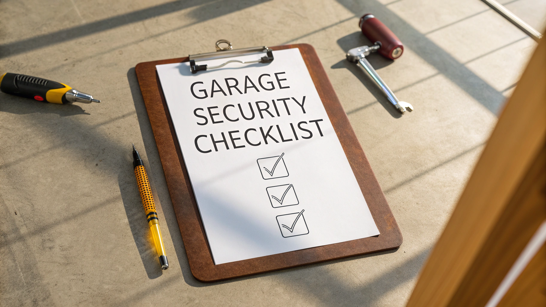 Garage Security Checklist