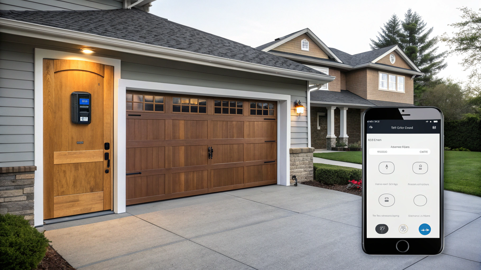 Before and After Garage Door Comparison