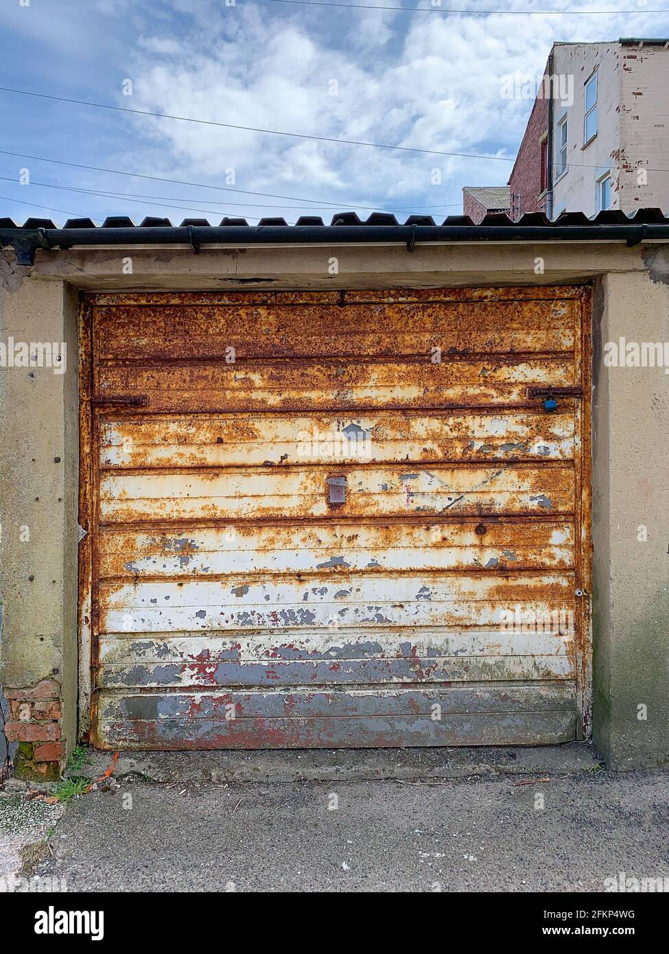 Rusted Garage Door Roller