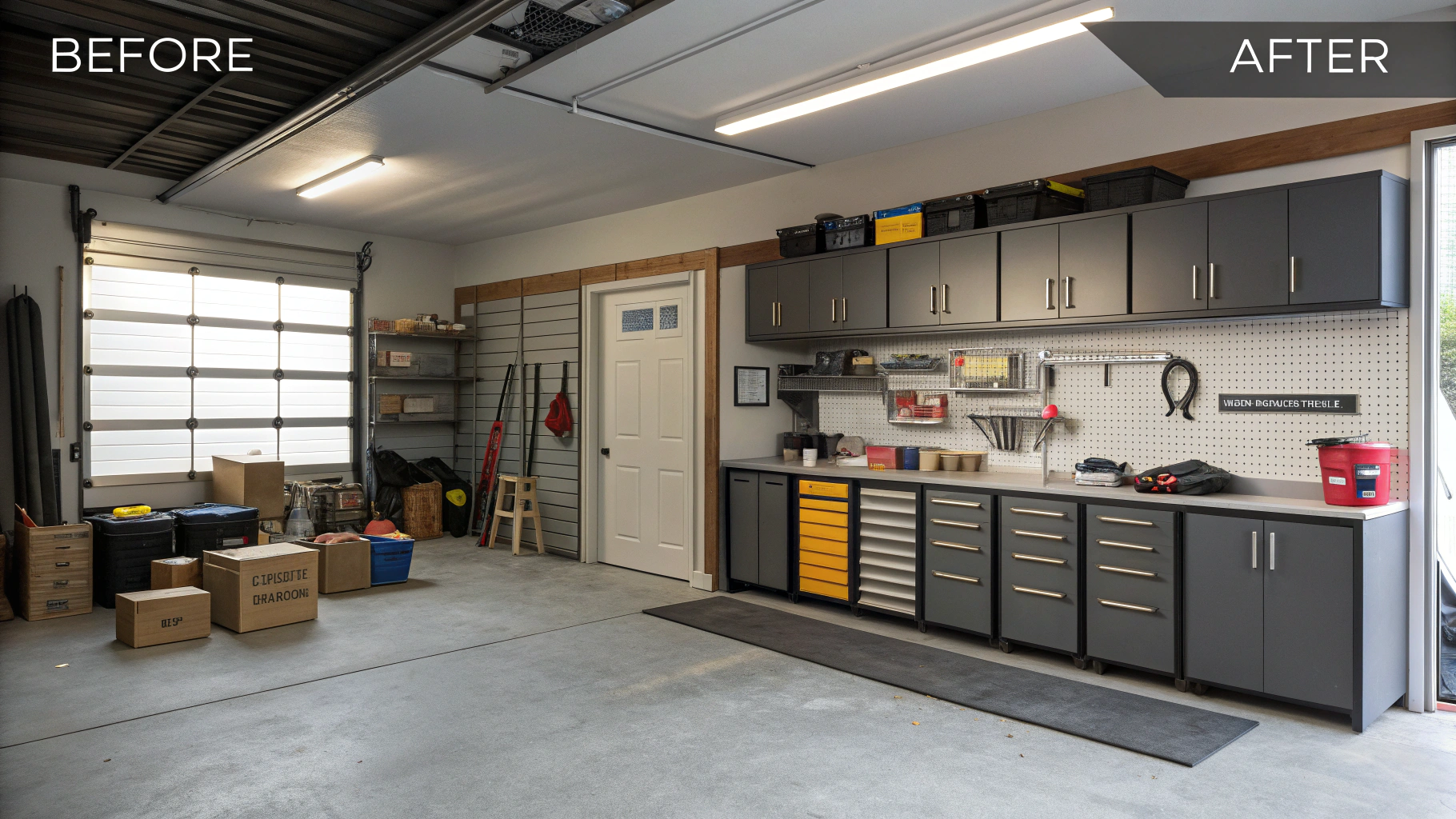 Before-and-After Garage Transformation
