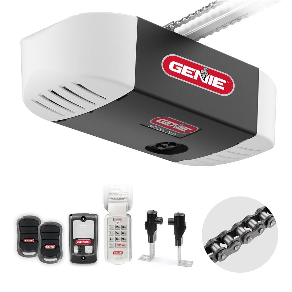 Genie Chain Drive 550 1/2 HPc Durable Chain Garage Door Opener ...