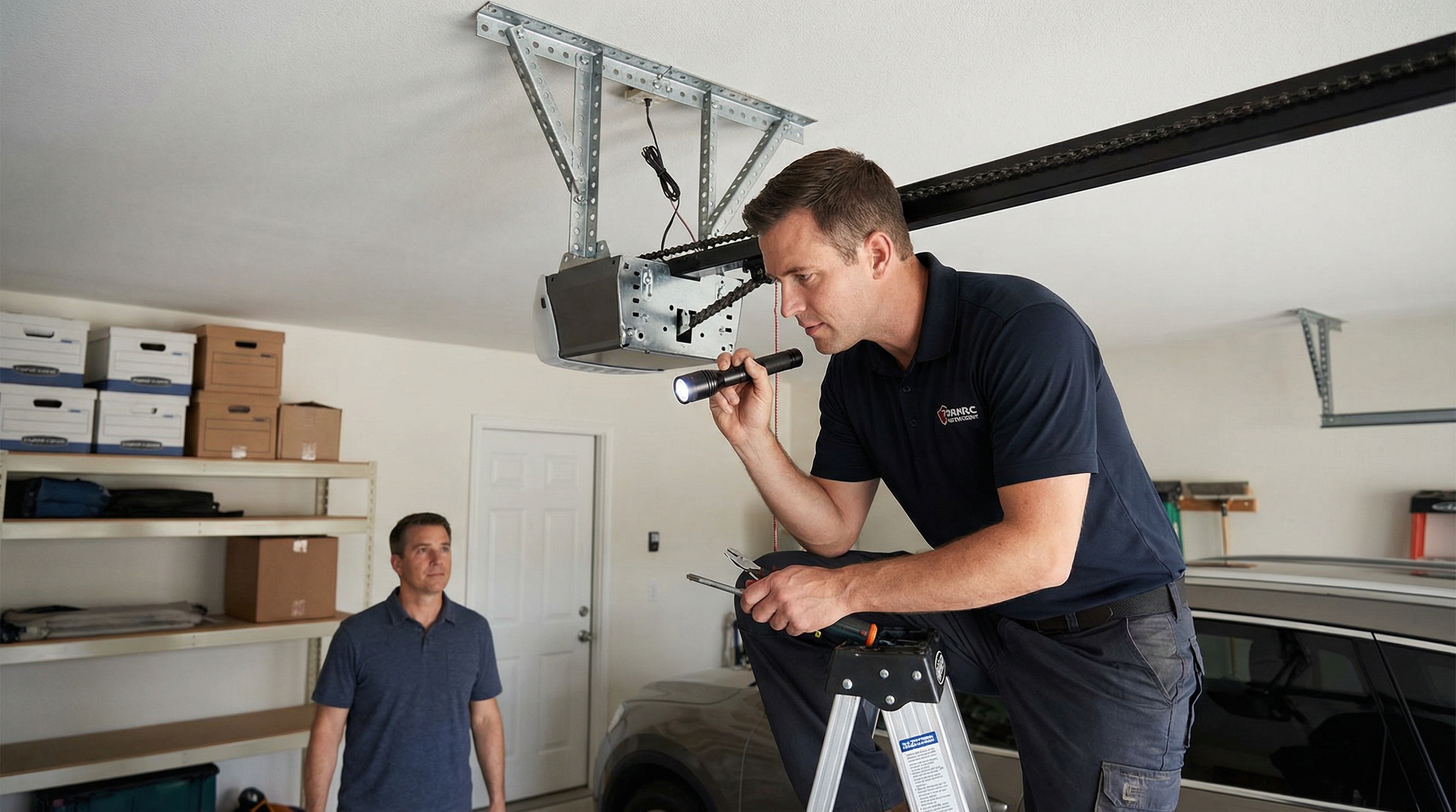 Garage door opener compatibility check