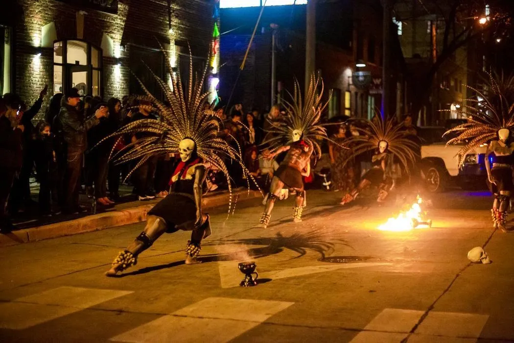 Dia de los Muertos dancers