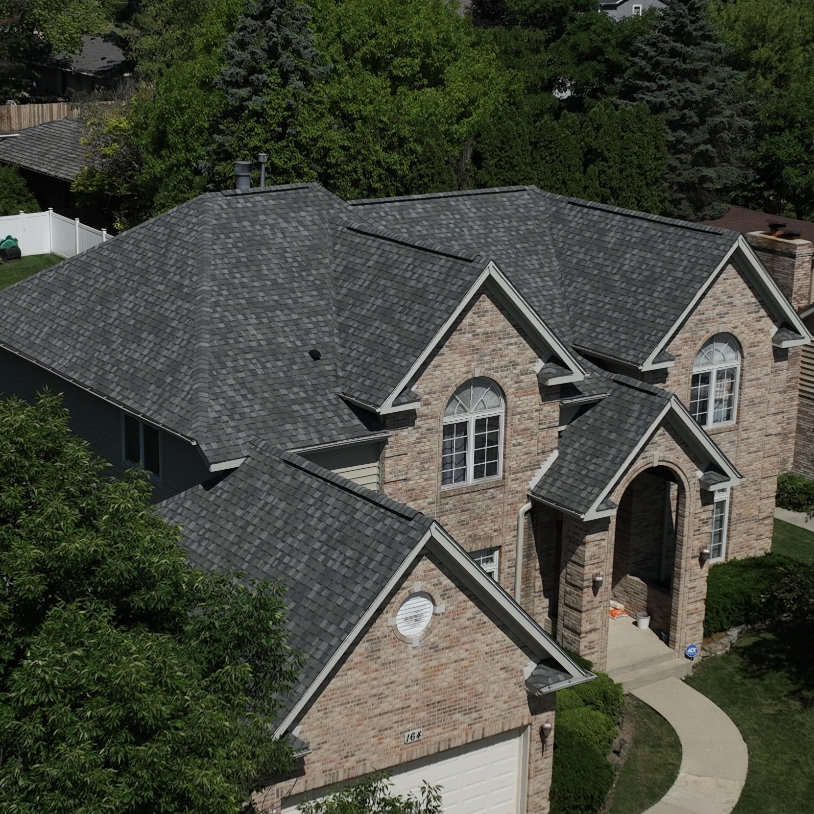 Home exterior from a completed UV Exteriors project