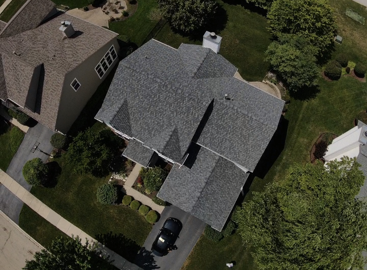 Home exterior from a completed UV Exteriors project