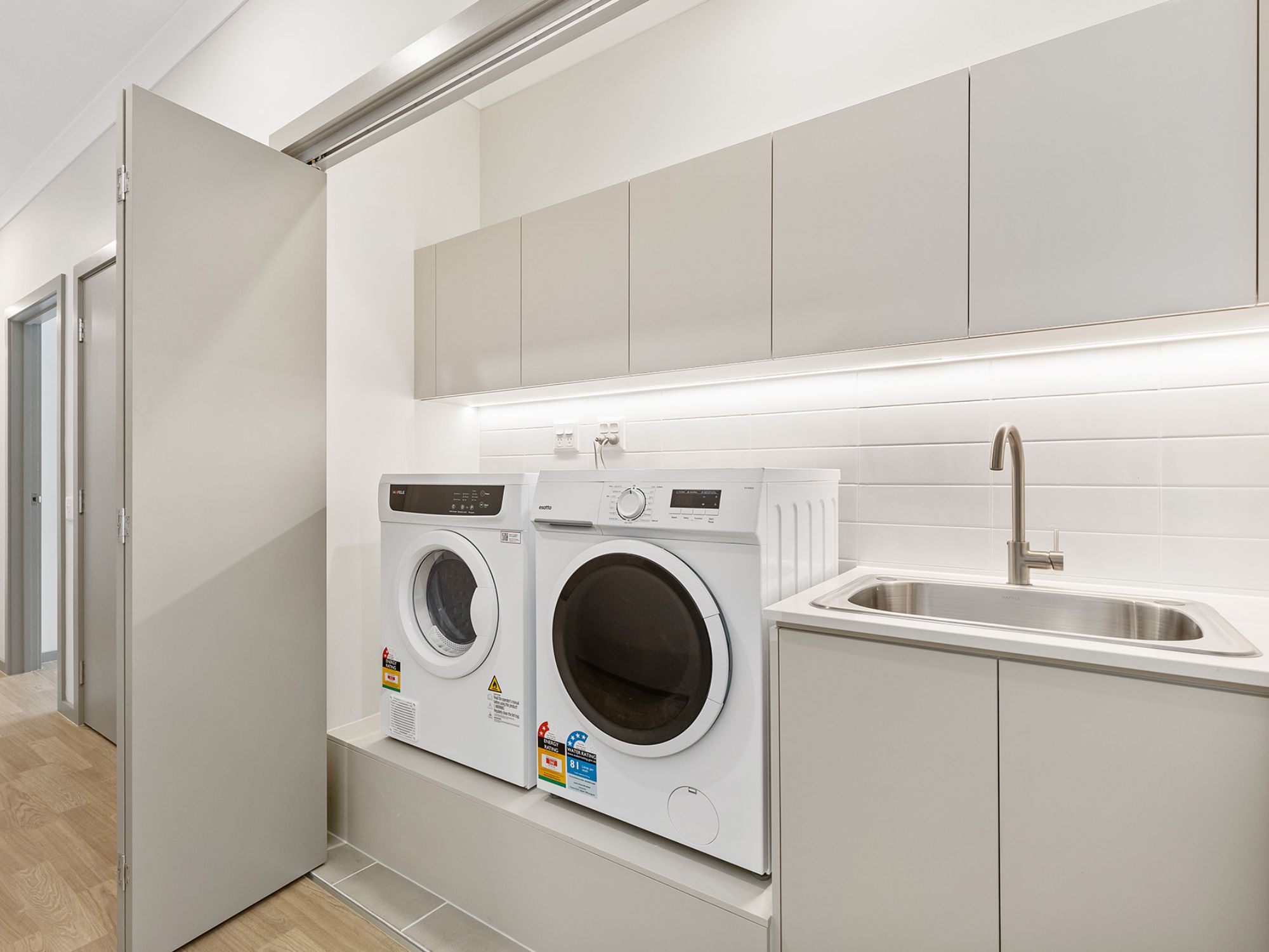 Euro laundry of InPlace Living's Improved Liveability SDA in Seaford