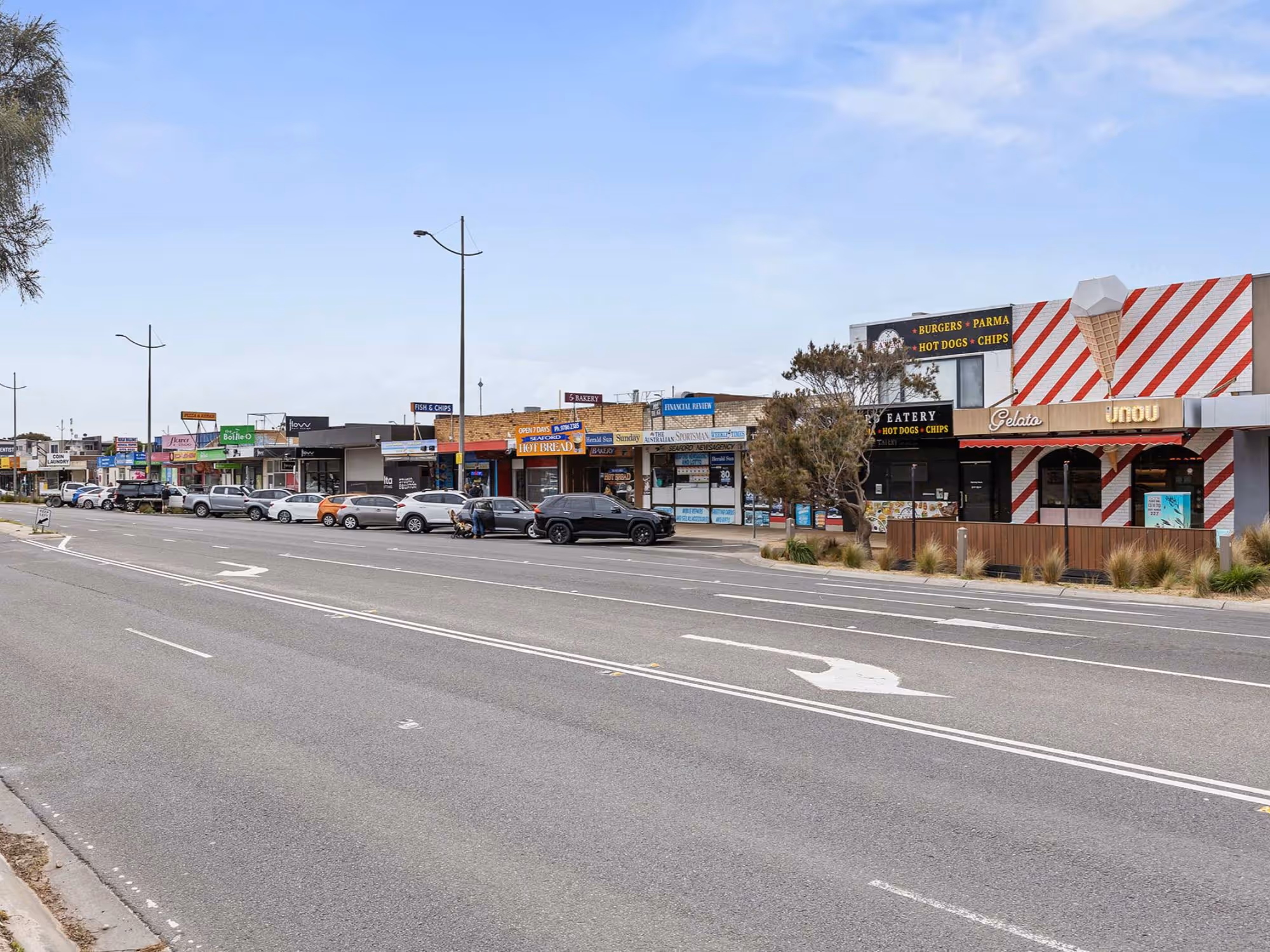 Shopping area in Seaford