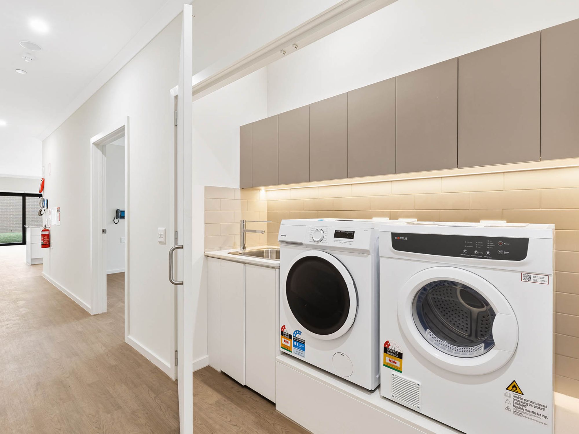 Euro laundry of InPlace Living's High Physical Suppport SDA in Pascoe Vale South