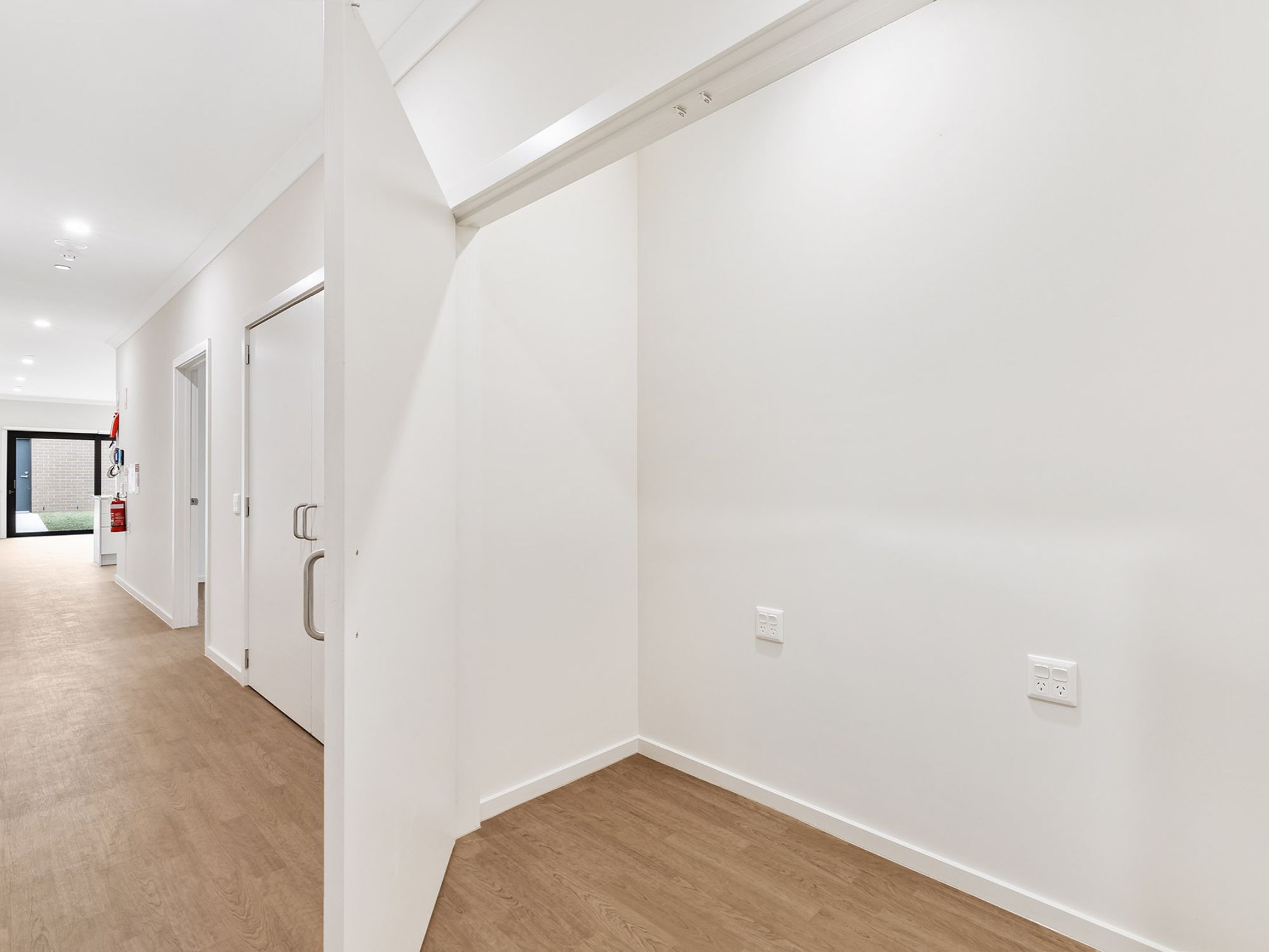 Wheelchair charging and storage cupboard of InPlace Living's High Physical Suppport SDA in Pascoe Vale South