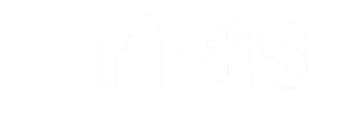 SIS company logo with stylized letter S and graphic icon.