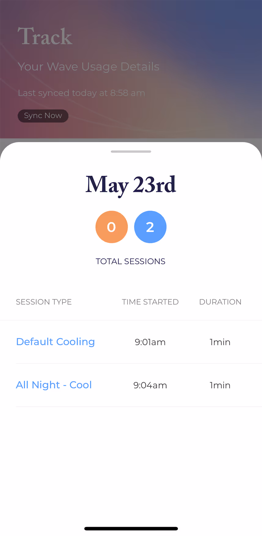 UX flow gallery image - Embr Wave Daily use 12