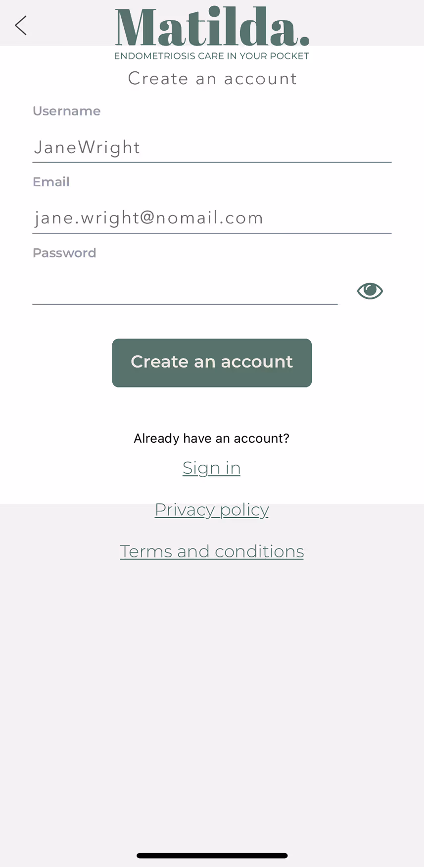 UX Gallery Screens - Matilda - Setup and onboarding