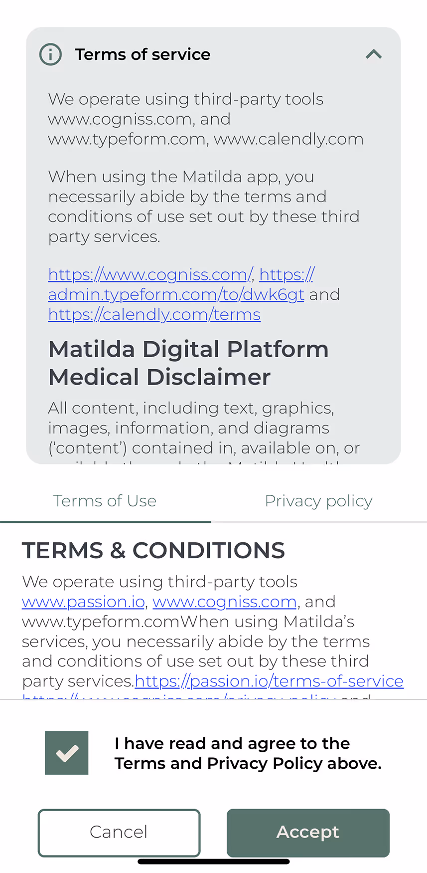 UX Gallery Screens - Matilda - Setup and onboarding