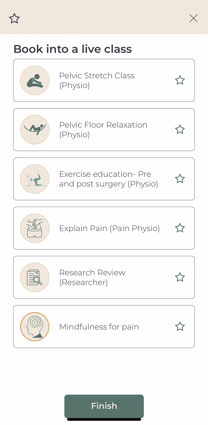 UX Gallery Screens - Matilda - Daily Use