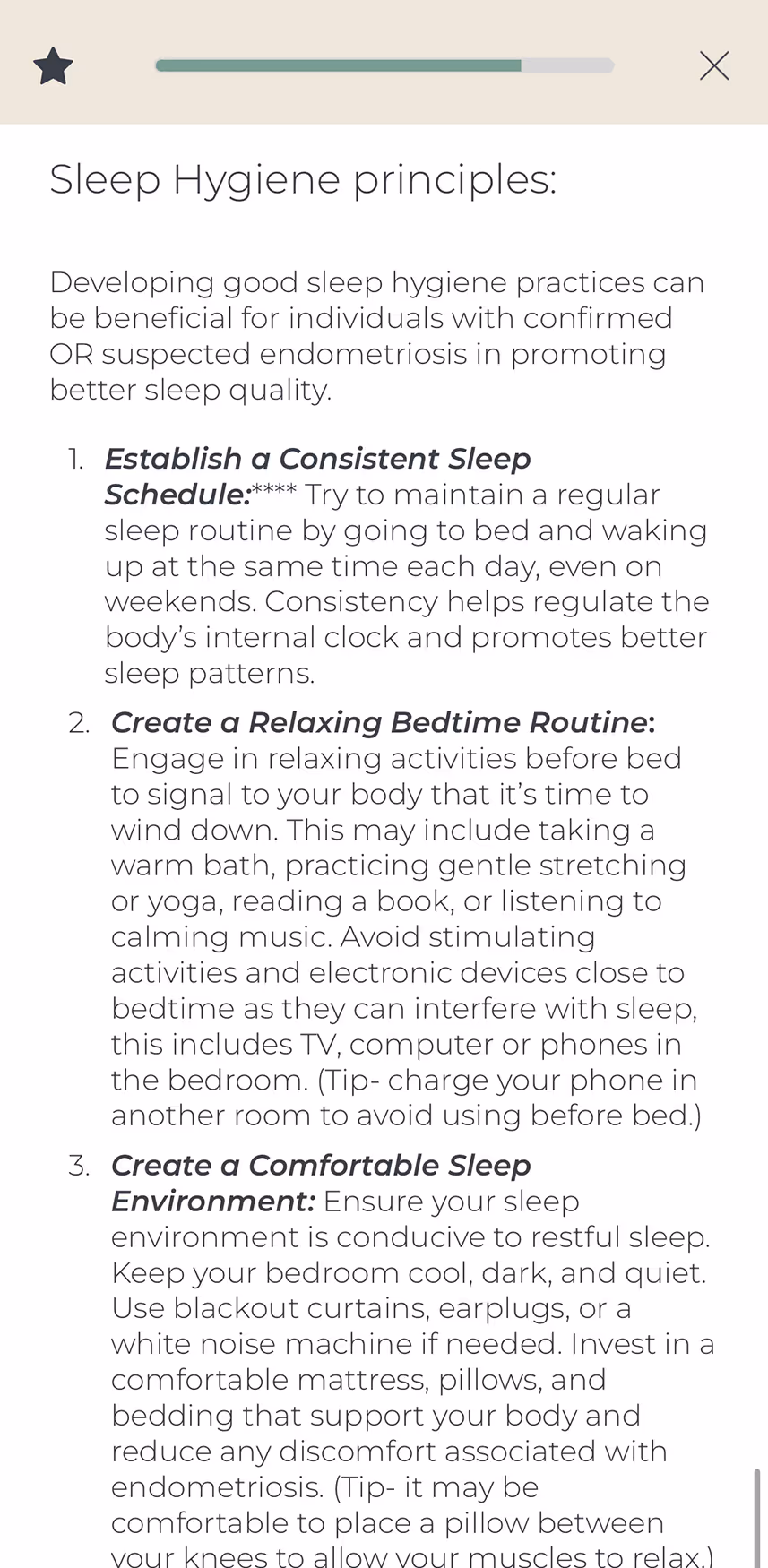 UX Gallery Screens - Matilda - Daily Use Fatigue