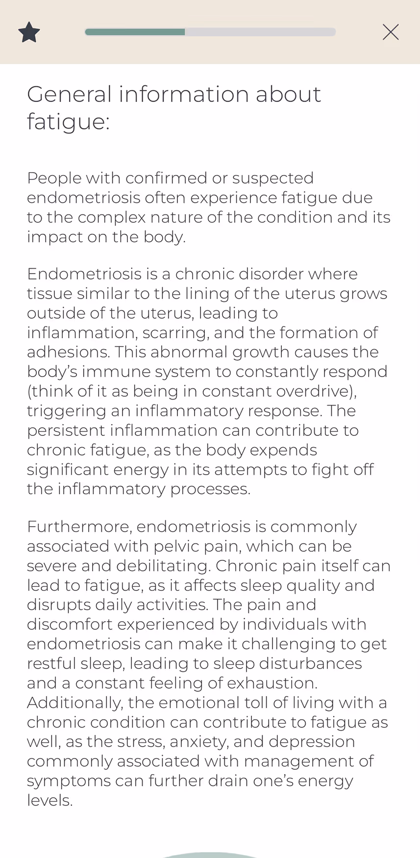 UX Gallery Screens - Matilda - Daily Use Fatigue