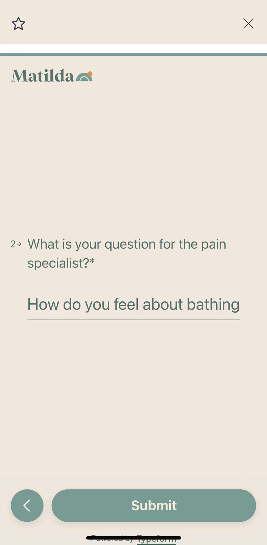 UX Gallery Screens - Matilda - Daily Use Q&A