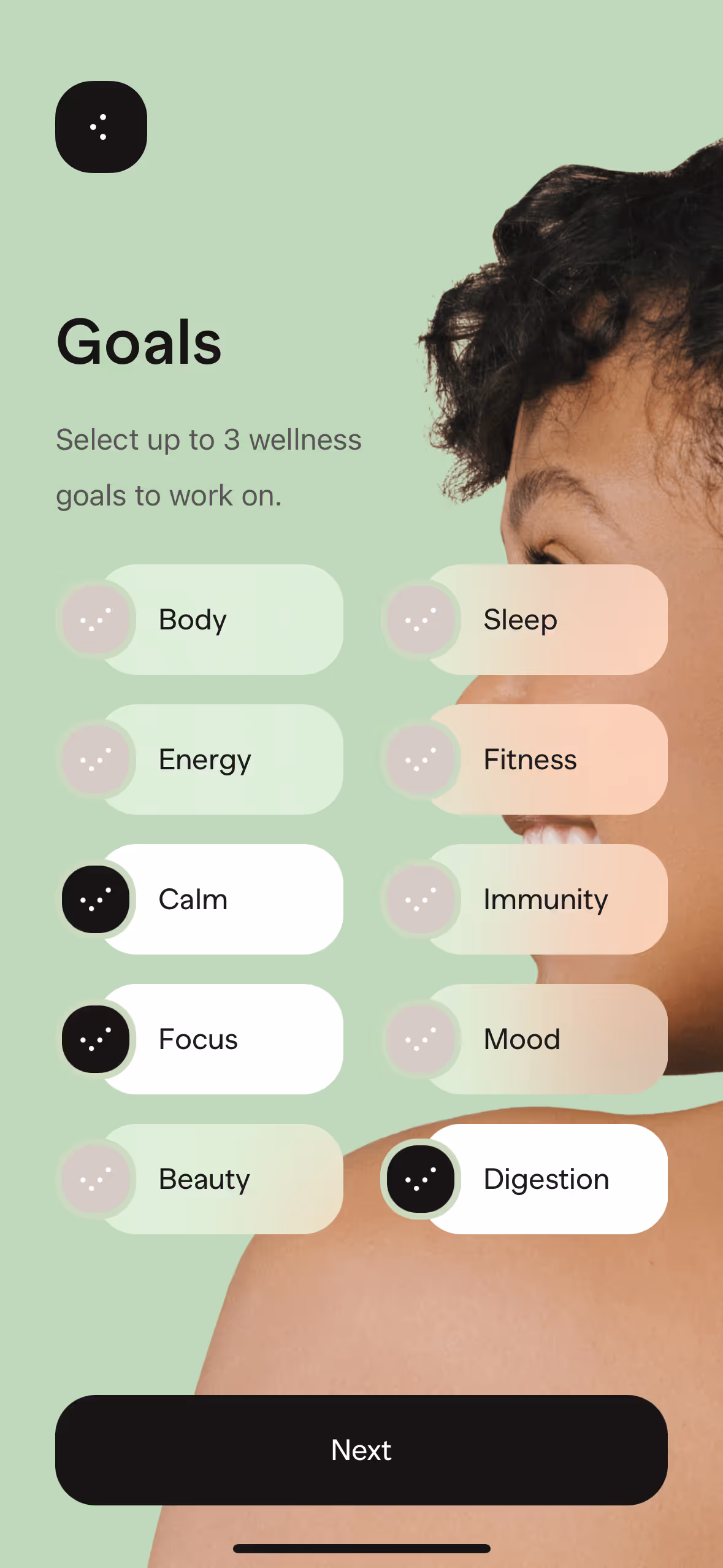 UX Gallery Screens - Vessel - Setup and taking the first test