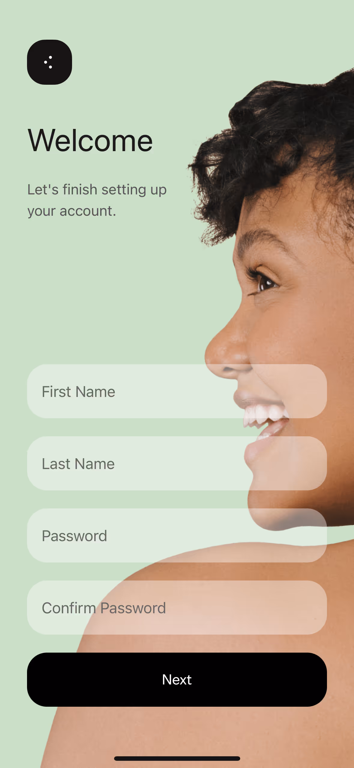 UX Gallery Screens - Vessel - Setup and taking the first test