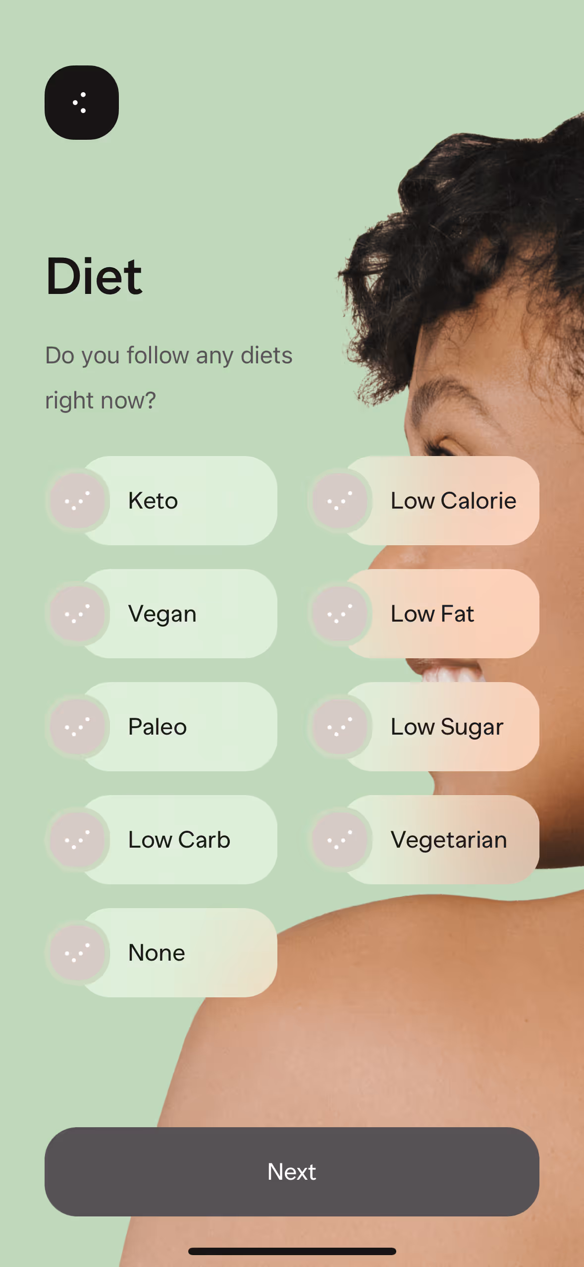UX Gallery Screens - Vessel - Setup and taking the first test