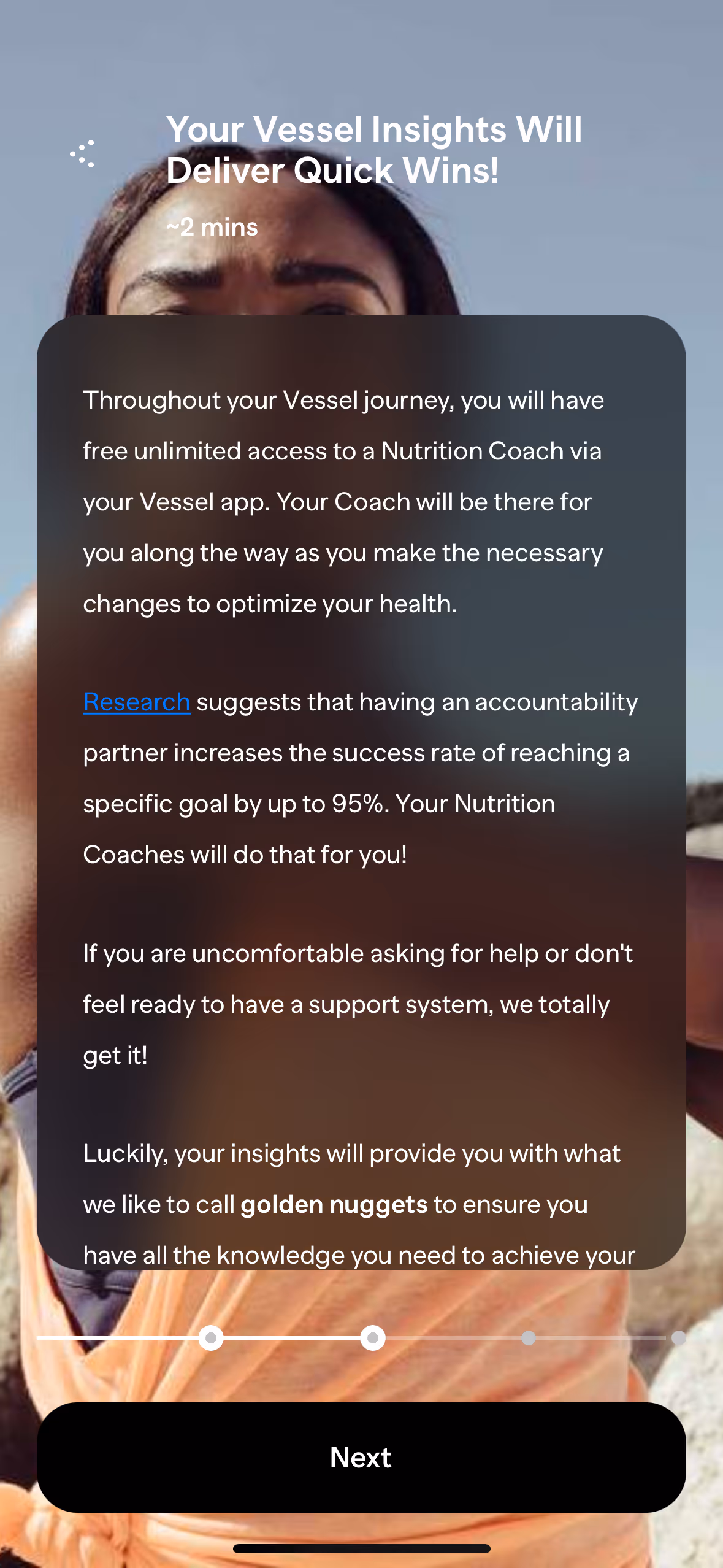 UX Gallery Screens - Vessel - Daily Use Insights