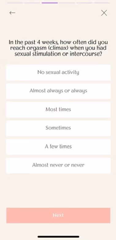 UX Gallery Screens - Rosy App Setup and Onboarding