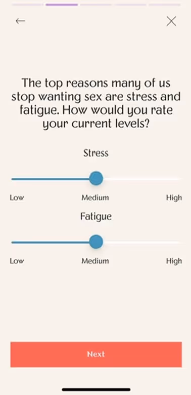 UX Gallery Screens - Rosy App Setup and Onboarding