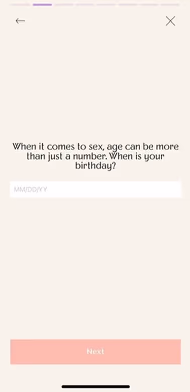 UX Gallery Screens - Rosy App Setup and Onboarding