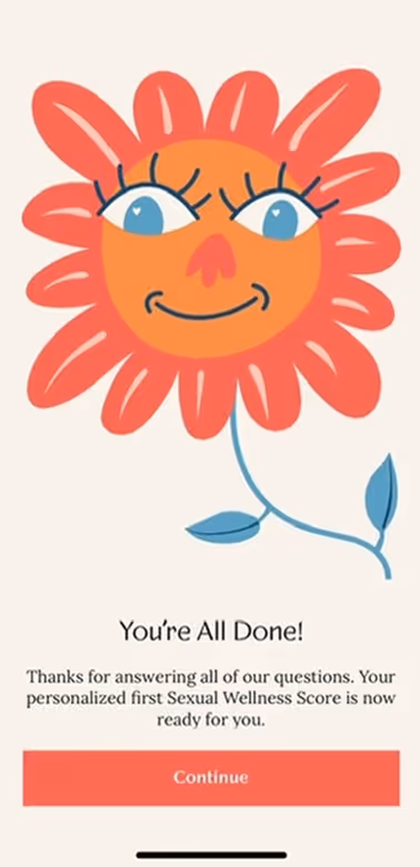 UX Gallery Screens - Rosy App Setup and Onboarding