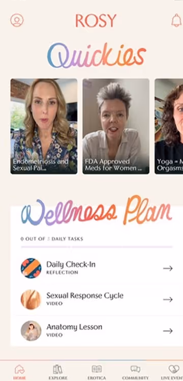 UX Gallery Screens - Rosy App - Daily Use To-Do Items