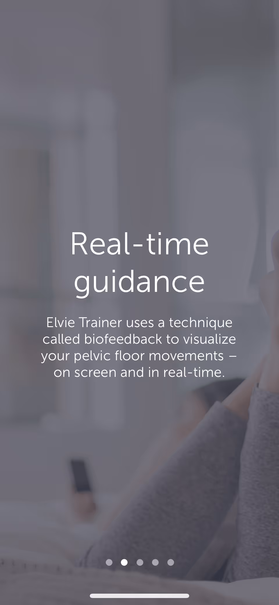 UX Gallery Screens - Elvie Trainer-Value prop