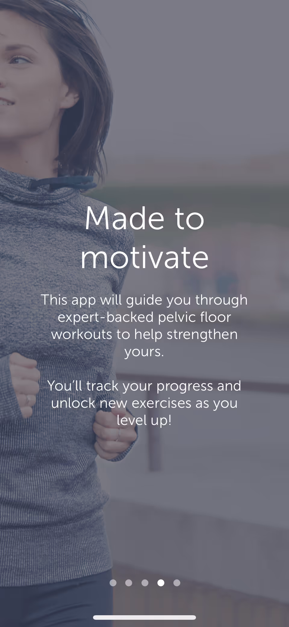 UX Gallery Screens - Elvie Trainer-Value prop