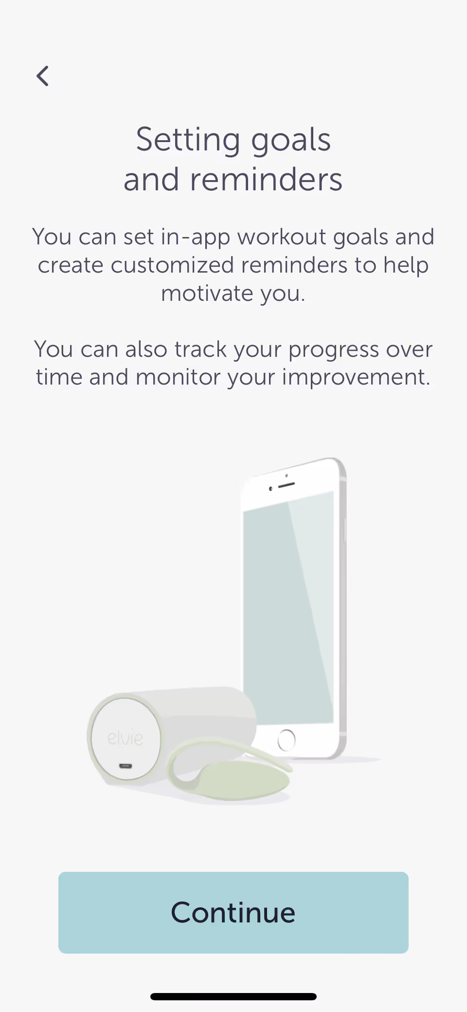 UX Gallery Screens - Elvie Trainer-Onboarding