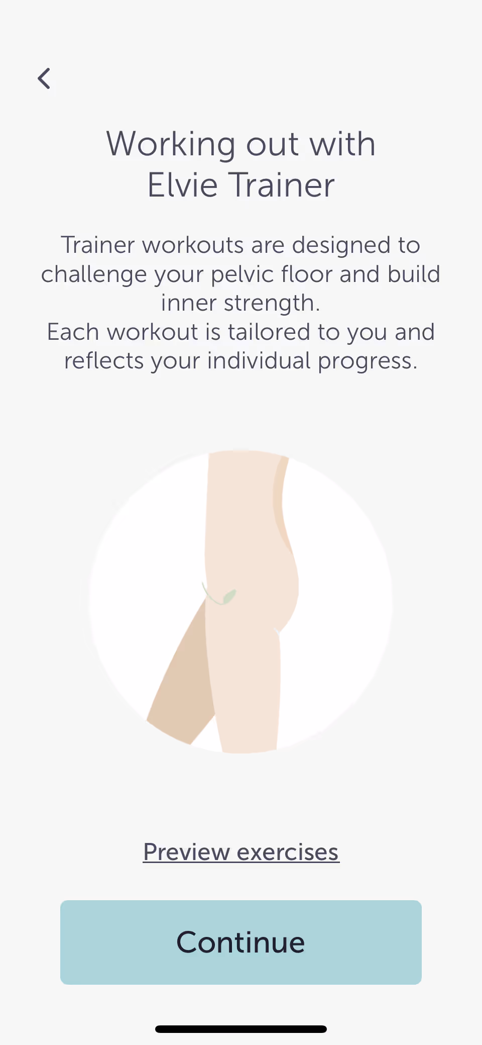 UX Gallery Screens - Elvie Trainer-Onboarding