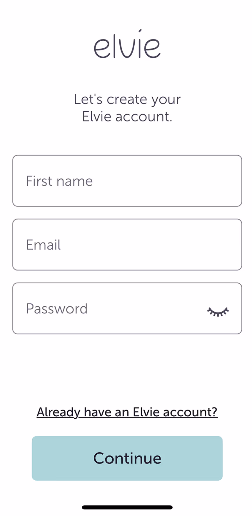 UX Gallery Screens - Elvie Trainer-Setup