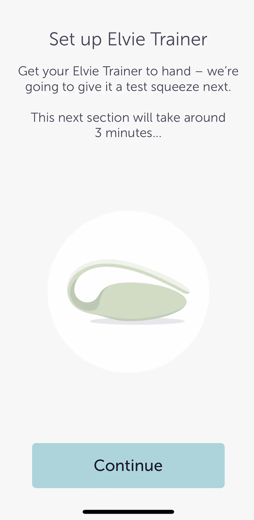 UX Gallery Screens - Elvie Trainer-Setup