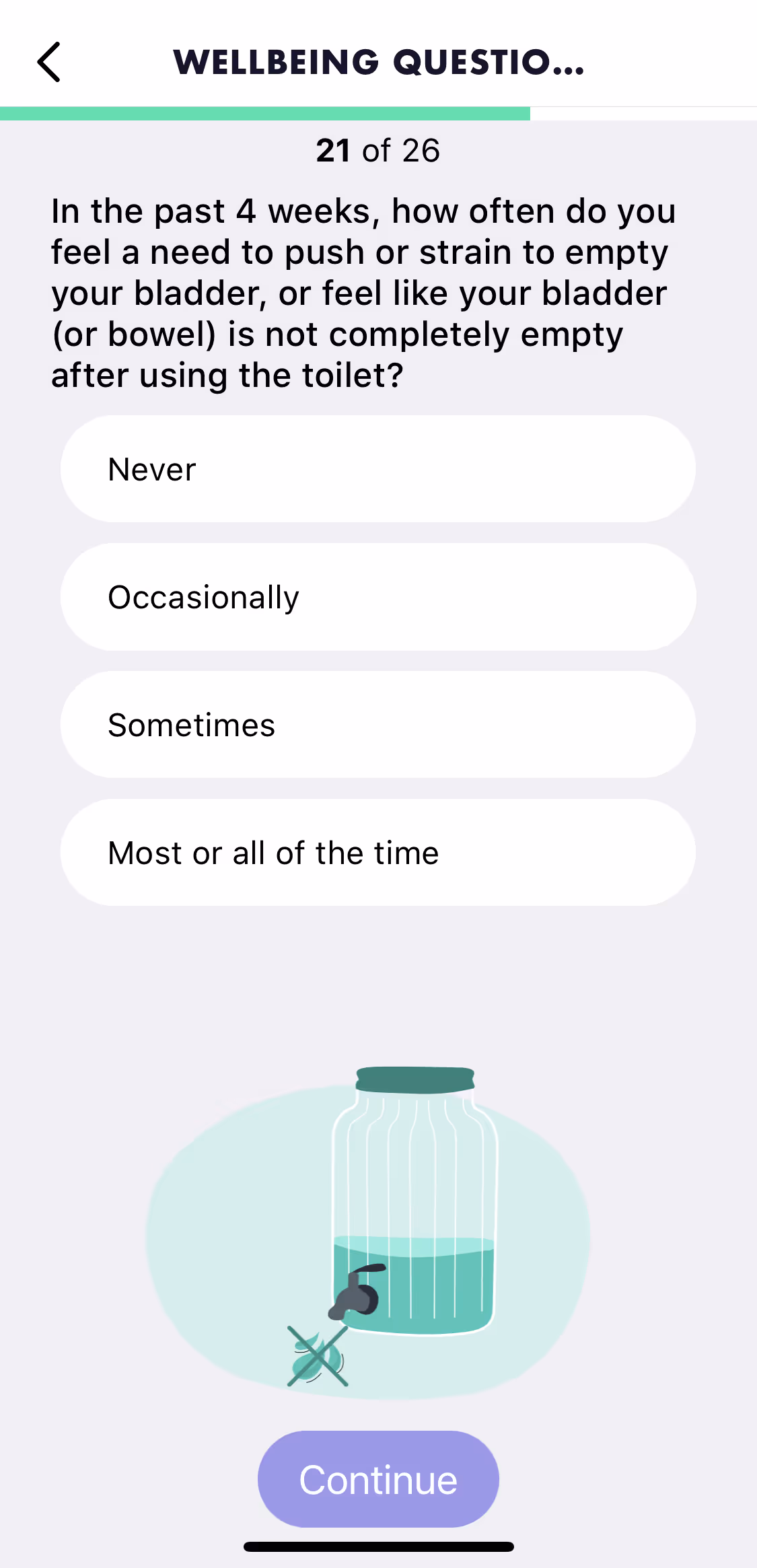 UX flow gallery - Perifit Onboarding