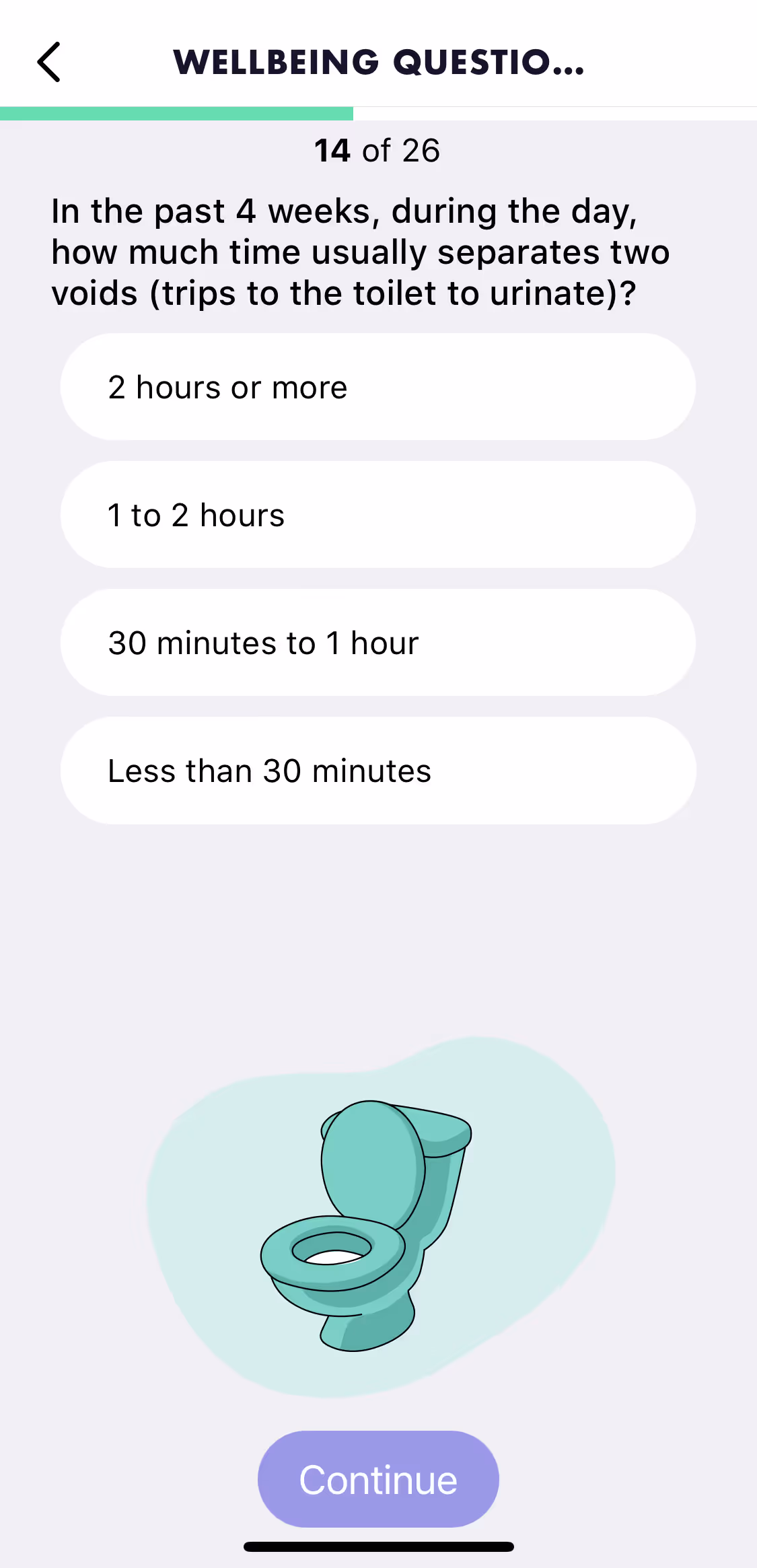 UX flow gallery - Perifit Onboarding