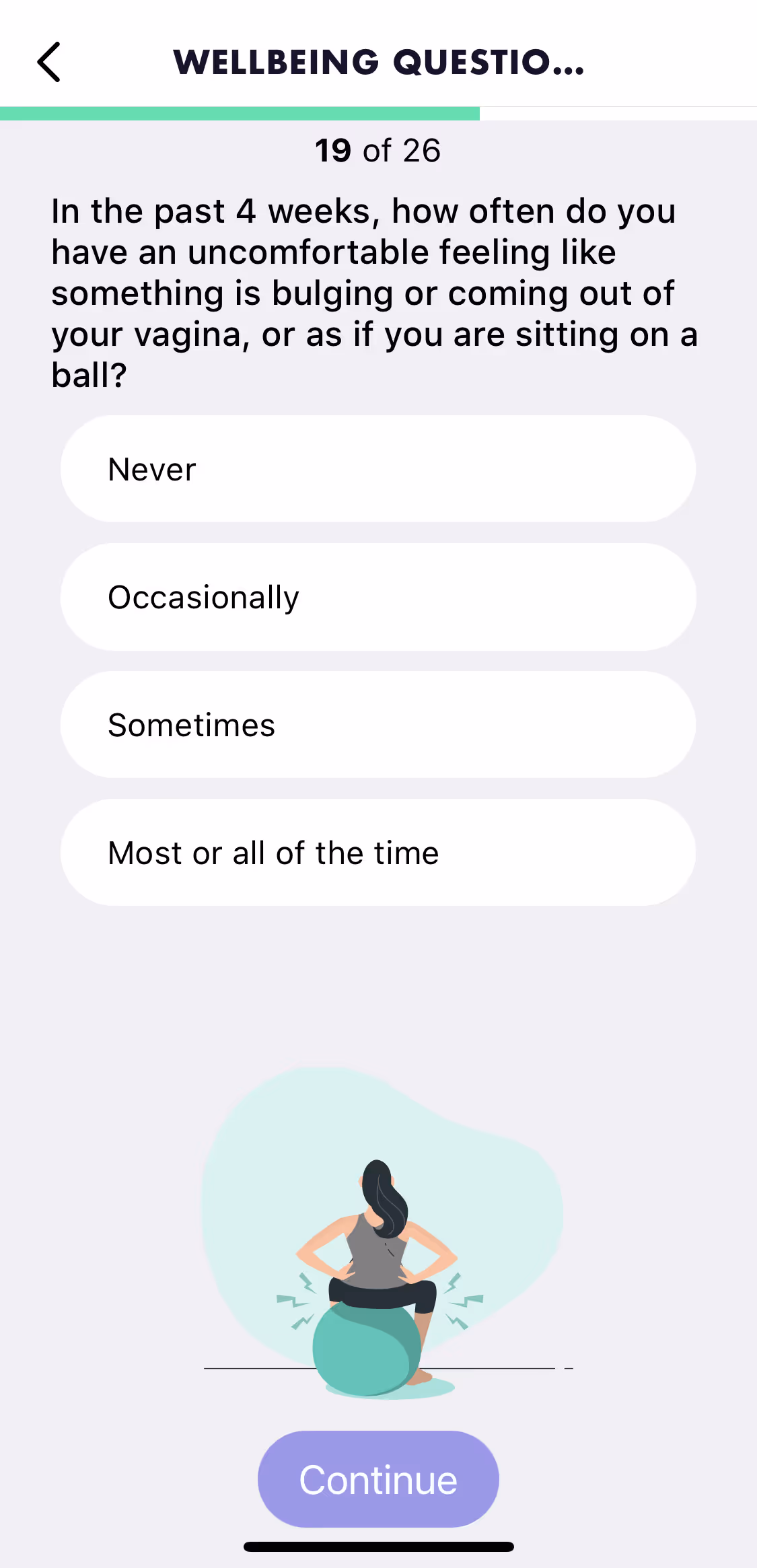 UX flow gallery - Perifit Onboarding