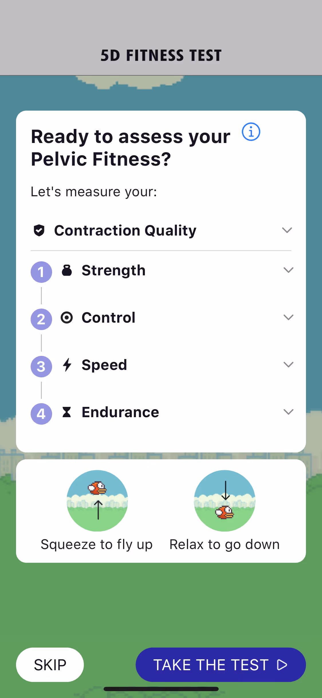 UX flow gallery - Perifit Demo